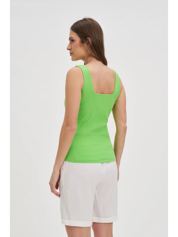 Moodo Зелен ребрест топ Moodo