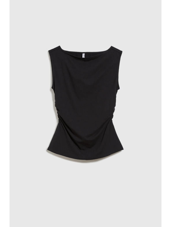 Moodo Гладък черен топ Moodo