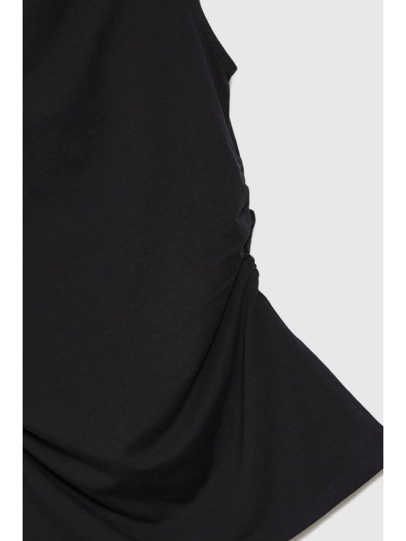 Moodo Гладък черен топ Moodo