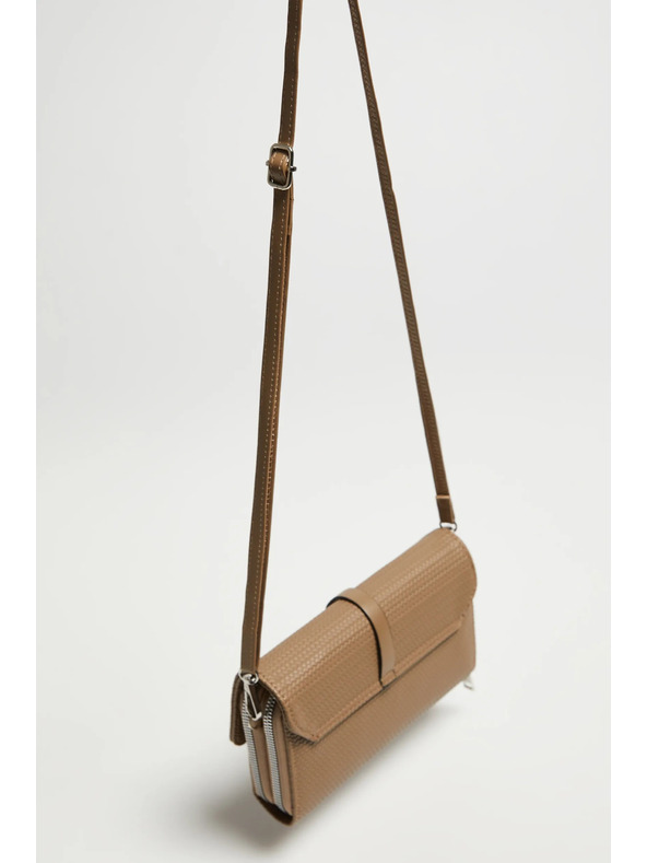 Moodo Бежова чанта с цип Moodo