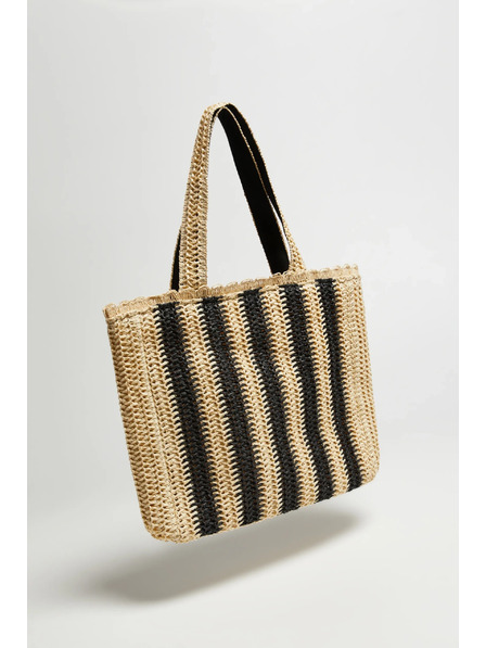 Moodo Голяма раирана чанта Moodo