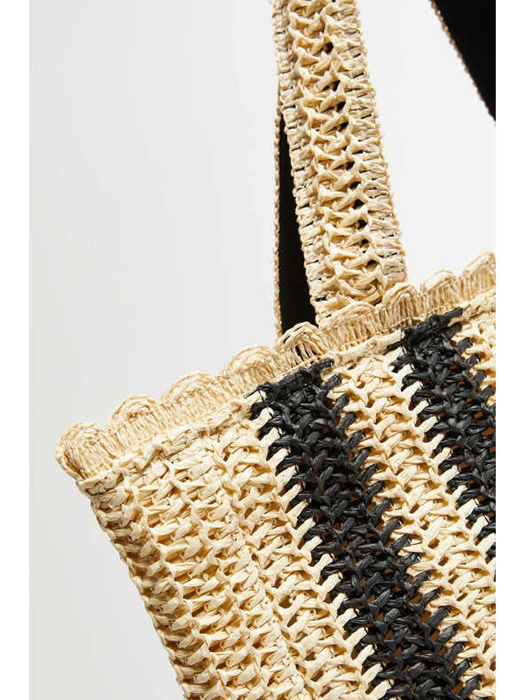 Moodo Голяма раирана чанта Moodo