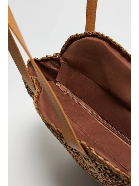 Moodo Кръгла кафява чанта Moodo