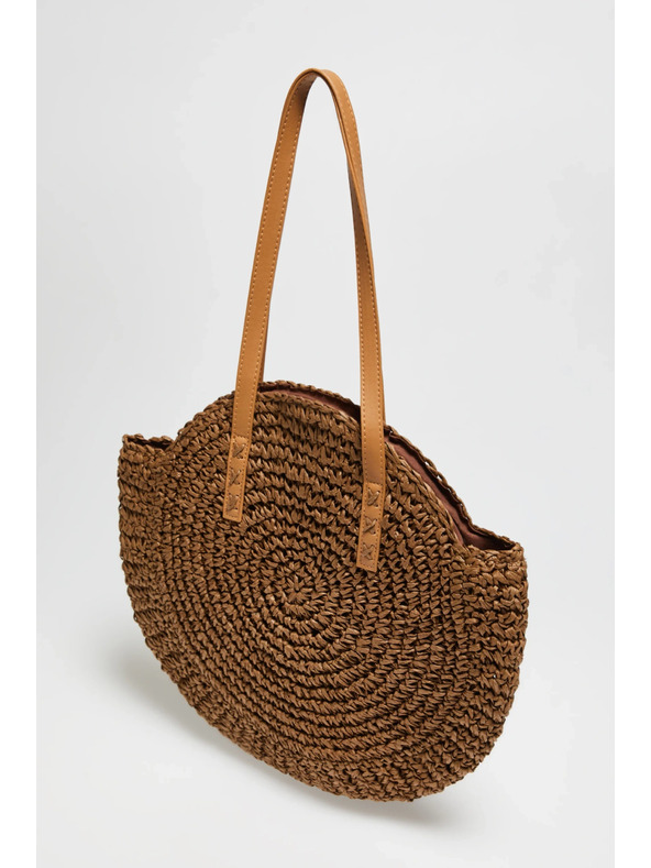 Moodo Кръгла кафява чанта Moodo