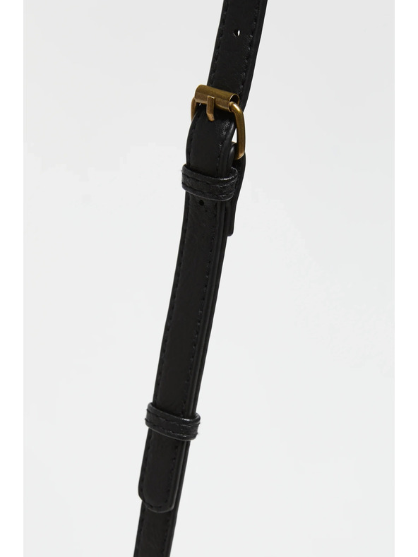 Moodo Черна сламена чанта Moodo