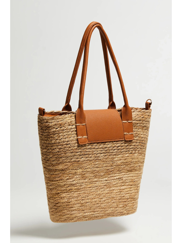 Moodo Бежова кошничка торба Moodo