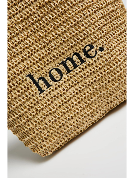 Moodo Плетена бежова чанта Moodo