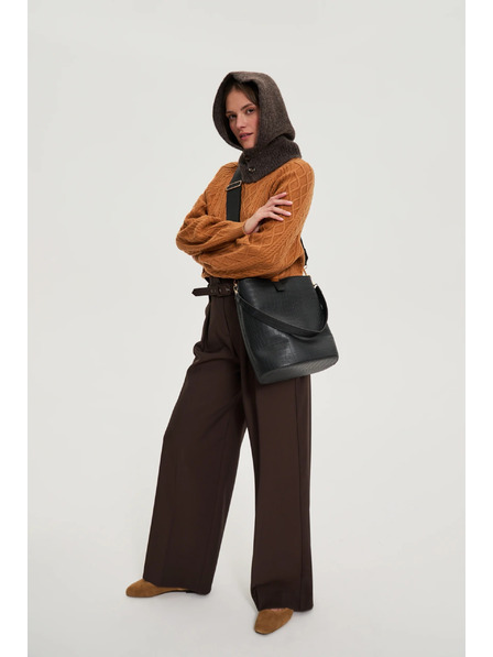 Moodo Голяма черна чанта Moodo