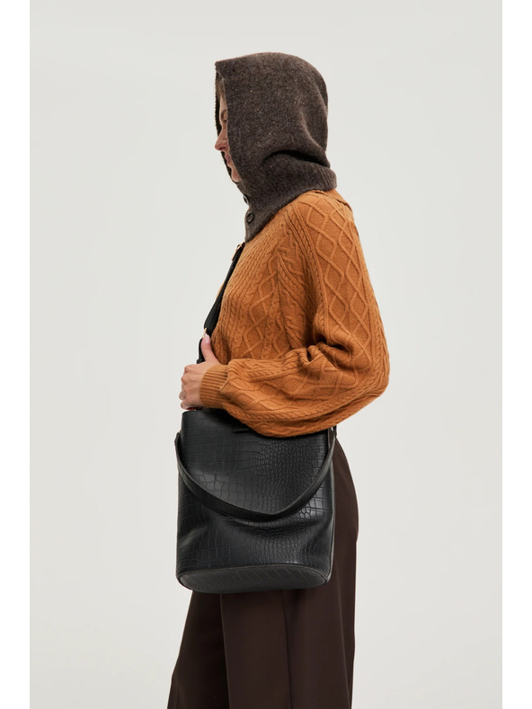 Moodo Голяма черна чанта Moodo