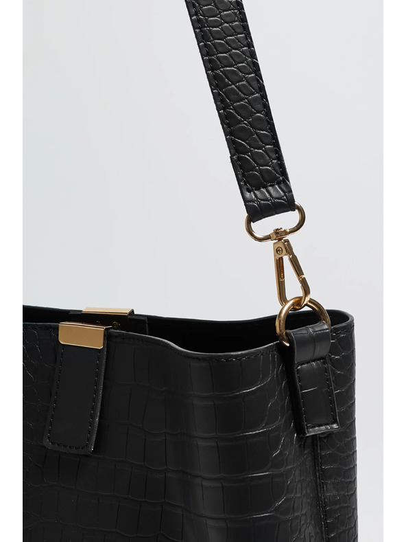 Moodo Голяма черна чанта Moodo