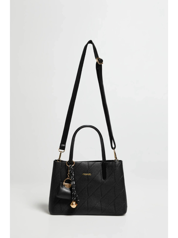 Moodo Черна чанта с висулка Moodo