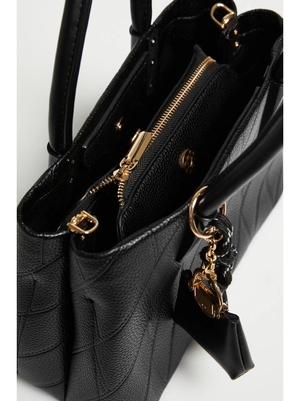 Moodo Черна чанта с висулка Moodo