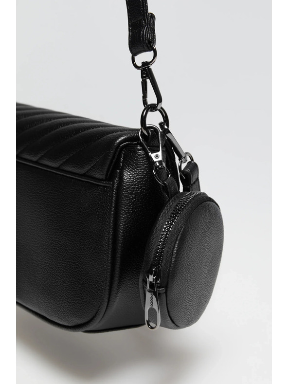 Moodo Черна чанта с двойна дръжка Moodo