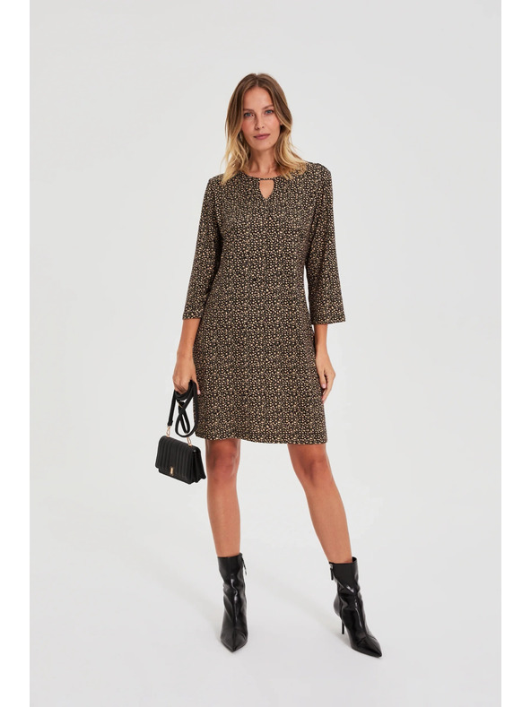 Moodo Малка черна чанта с дълги дръжки Moodo