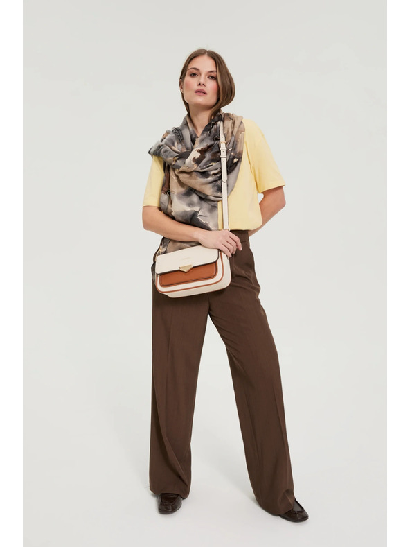 Moodo Бежова чанта с дълга дръжка Moodo