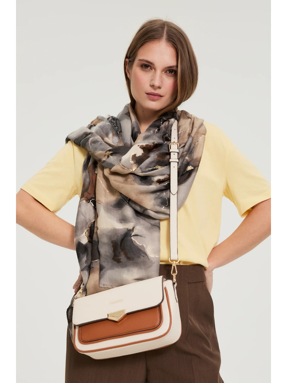 Moodo Бежова чанта с дълга дръжка Moodo