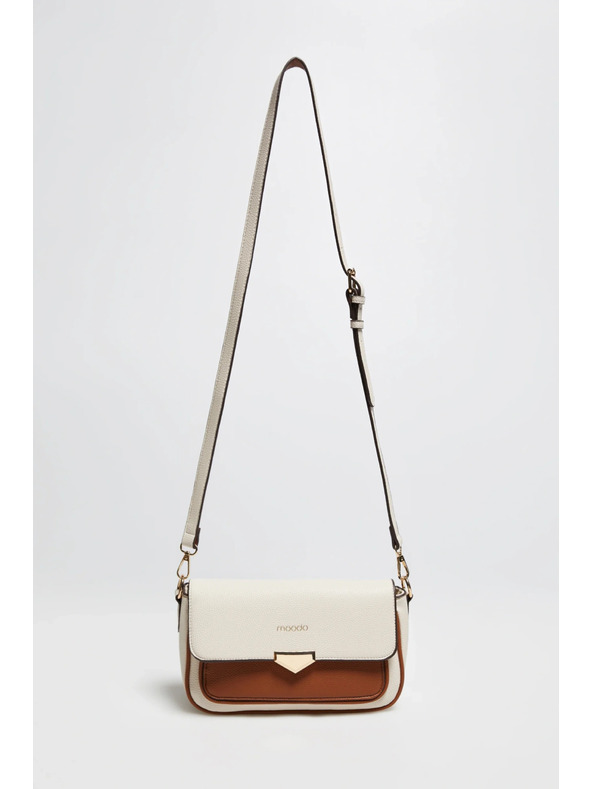 Moodo Бежова чанта с дълга дръжка Moodo