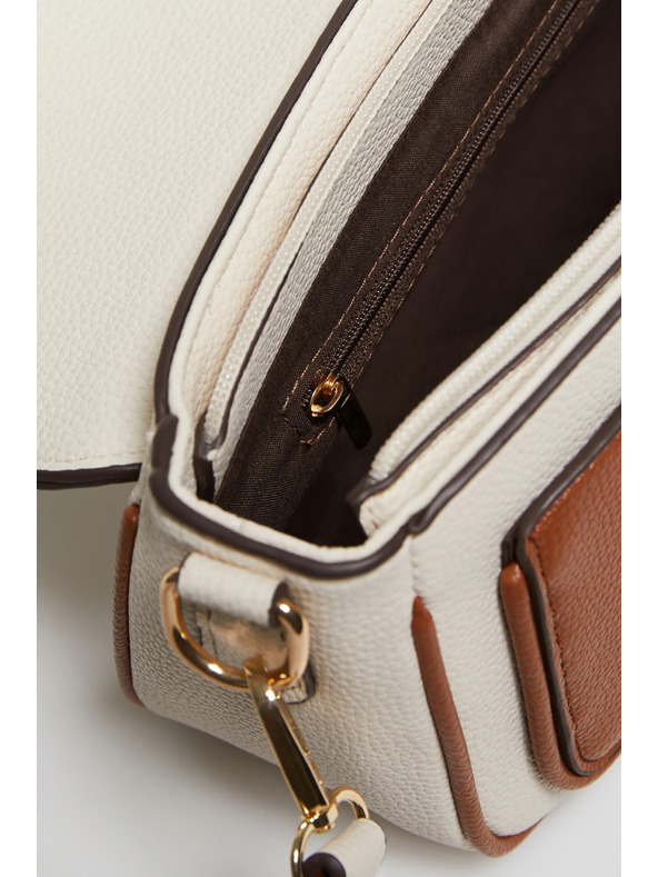 Moodo Бежова чанта с дълга дръжка Moodo