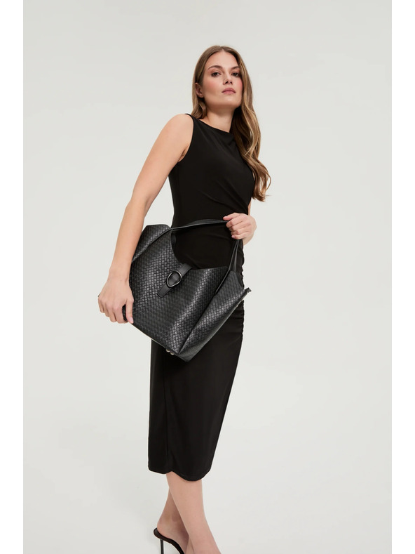 Moodo Голяма черна чанта Moodo