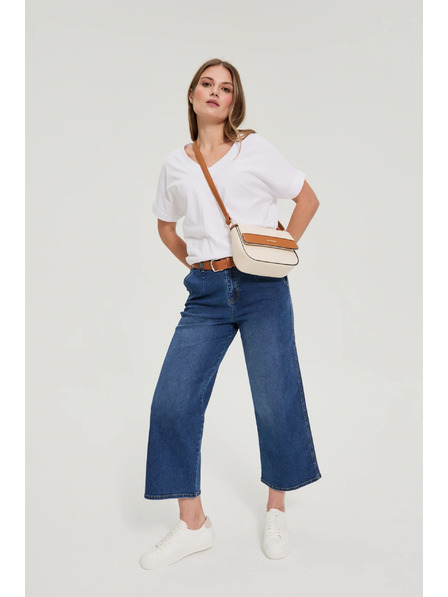 Moodo Бежова чанта през рамо Moodo