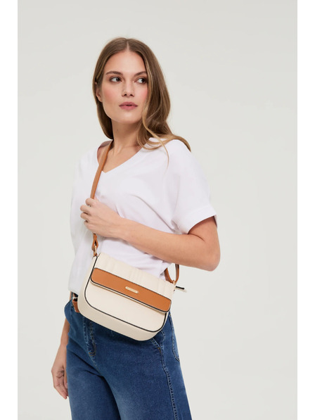 Moodo Бежова чанта през рамо Moodo