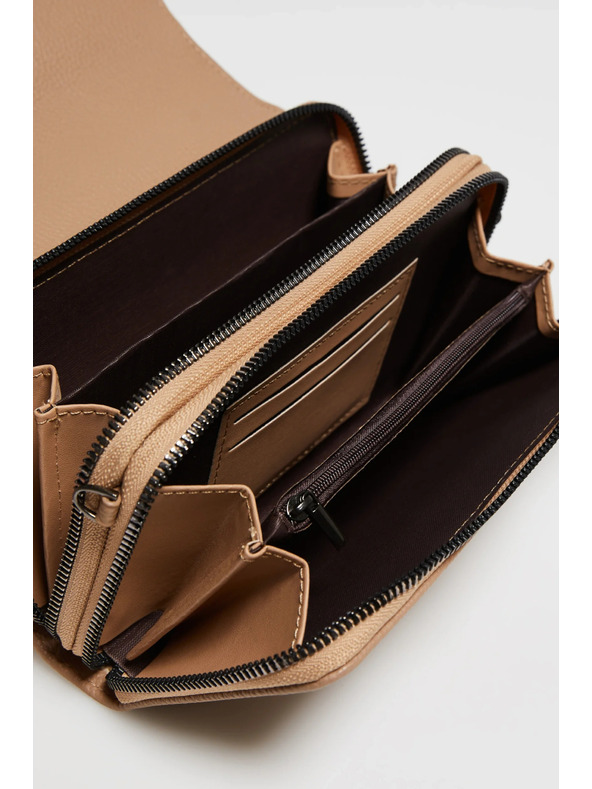 Moodo Малка бежова чанта Moodo