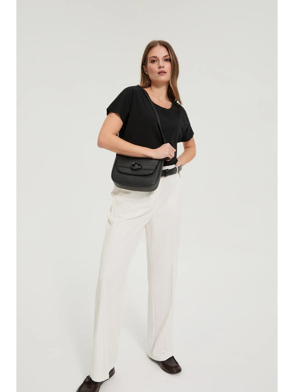 Moodo Малка черна чанта през рамо Moodo