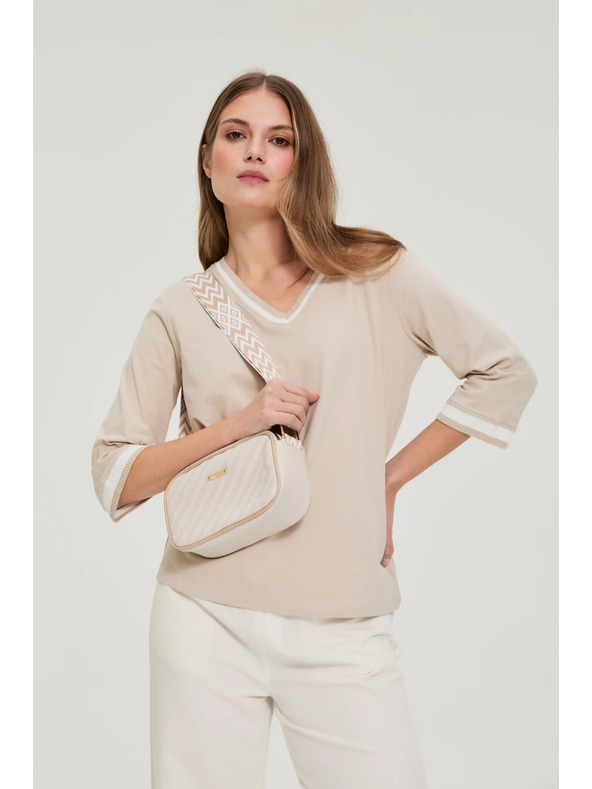 Moodo Бежова кростело чанта Moodo