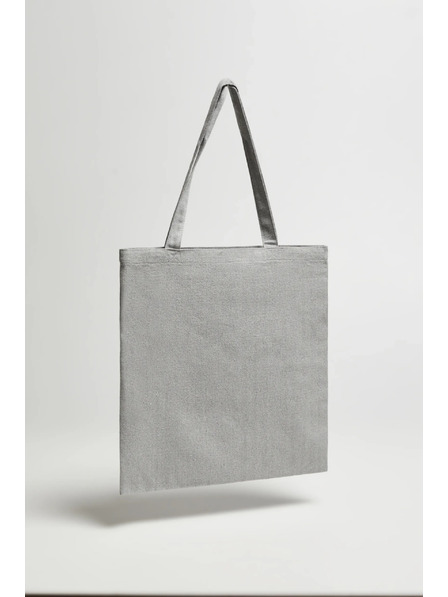 Moodo Сива пазарска чанта с принт Moodo