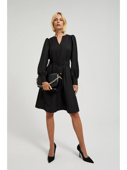 Moodo Елегантна черна чанта с верига Moodo