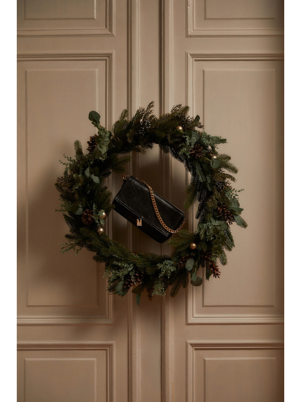 Moodo Елегантна черна чанта с верига Moodo