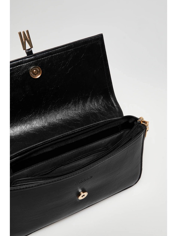 Moodo Елегантна черна чанта с верига Moodo