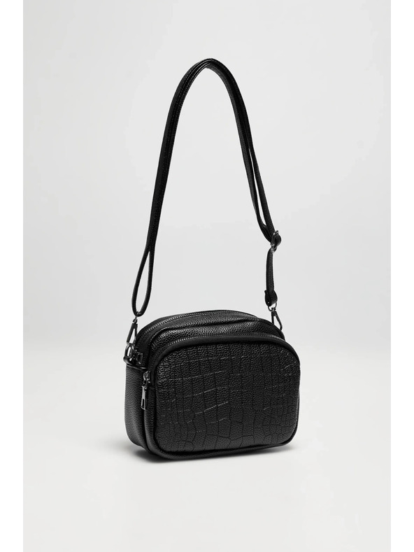 Moodo Малка черна чанта от еко кожа Moodo