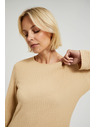 Moodo Бежови миди рокли с дълъг ръкав Moodo