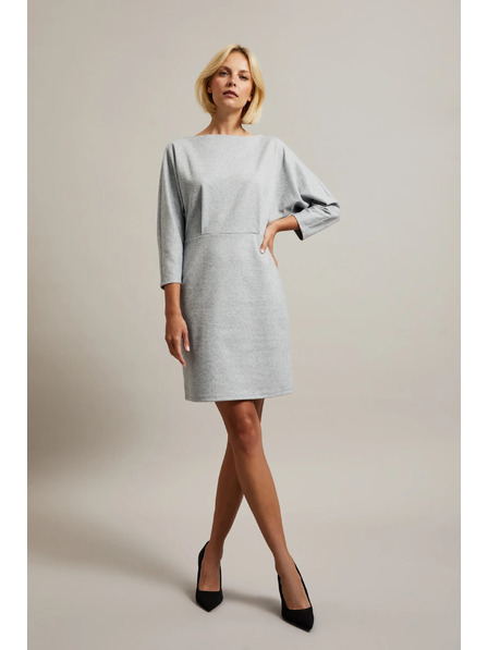 Moodo Прави сиви рокли до коляното Moodo