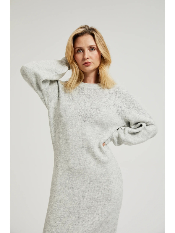 Moodo Прости сиви плетени рокли Moodo