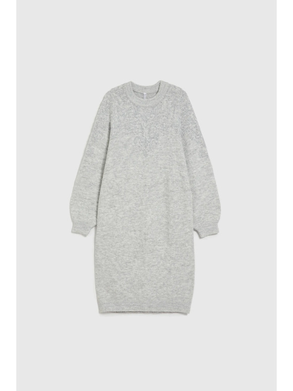 Moodo Прости сиви плетени рокли Moodo