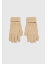 Moodo Плетени бежови ръкавици Moodo