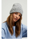 Moodo Ребрована сива шапка Moodo