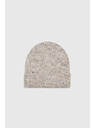 Moodo Ребрована бежова шапка Moodo