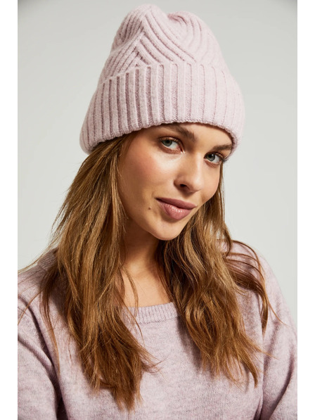 Moodo Топла розова шапка Moodo