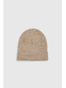 Moodo Бежова шапка с металически нишки Moodo