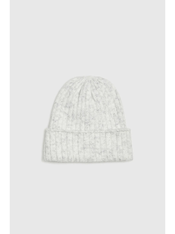 Moodo Сива шапка с вълнена смес Moodo