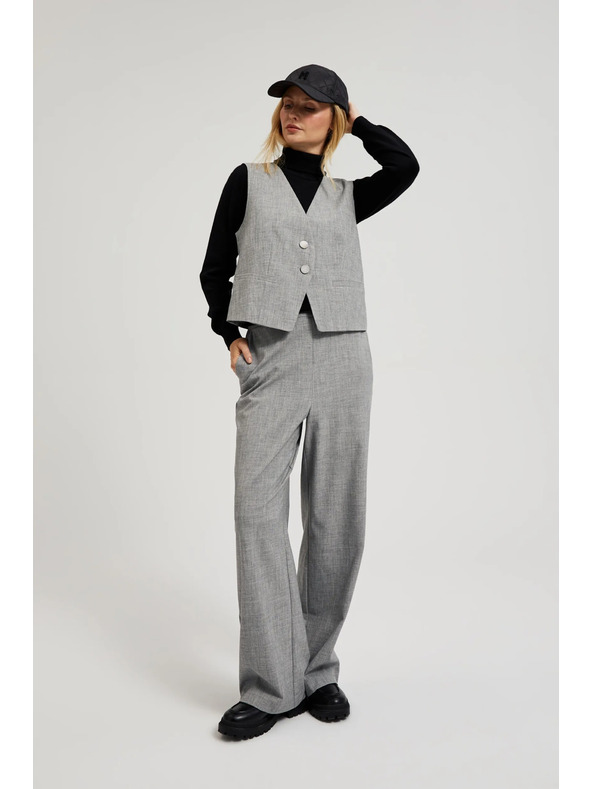 Moodo Елегантна сива жилетка Moodo