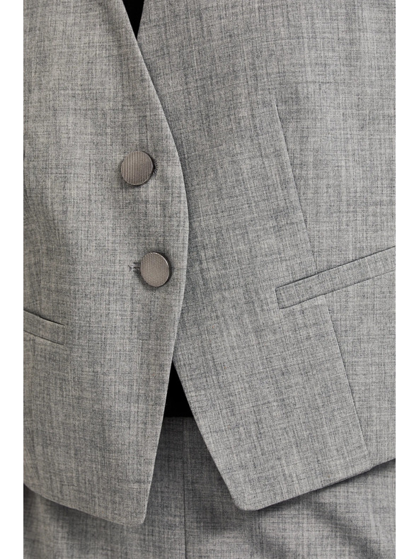 Moodo Елегантна сива жилетка Moodo