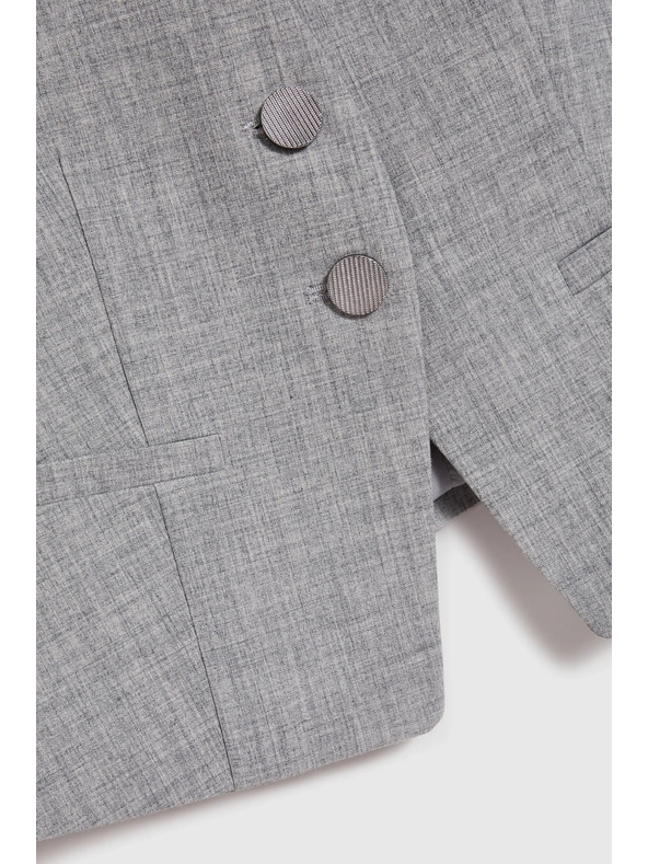 Moodo Елегантна сива жилетка Moodo