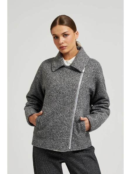 Moodo Яке с цип в сиво Moodo