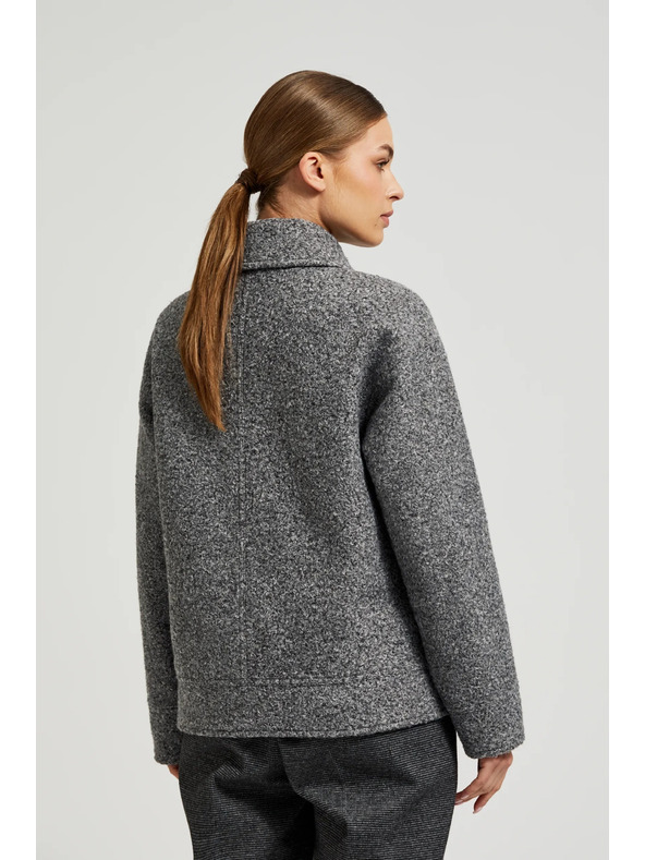 Moodo Яке с цип в сиво Moodo