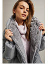Moodo Стегнато яке в сиво Moodo