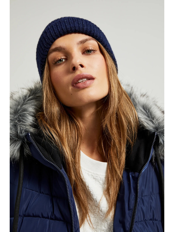 Moodo Зимно стегнато яке в синьо Moodo